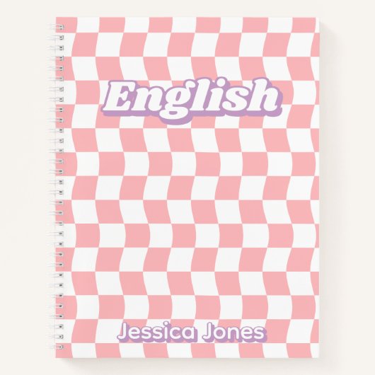 Carnet Pastel Pink Chancelier Anglais (Devant)