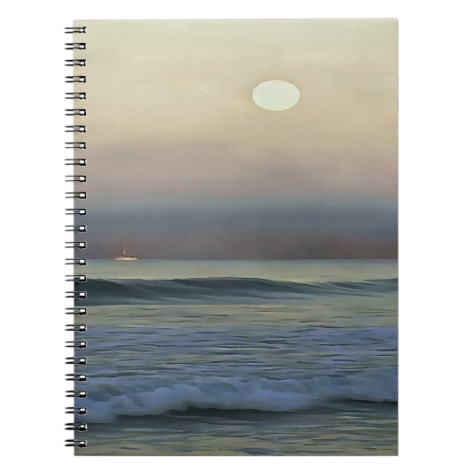 Carnet Pastel Pink et Blue Dalyan Beach Sunset (Devant)