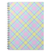 Carnet Pastel plaid (Devant)