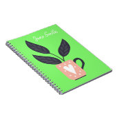 Carnet Pastel plante moderne simple (Côté Droit)