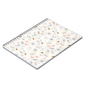 Carnet Pastel Poppy Floral Garden Motif (Côté gauche)