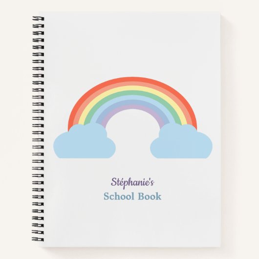 Carnet Pastel Rainbow (Devant)