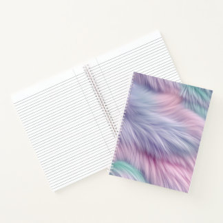 Carnet Pastel Rainbow Fur