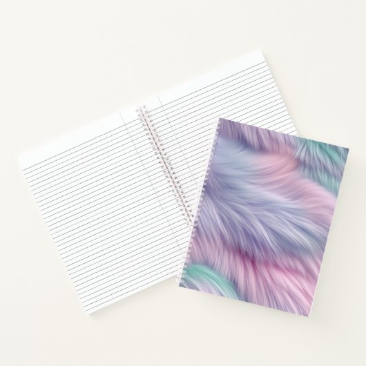 Carnet Pastel Rainbow Fur (Intérieur)