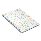 Carnet Pastel Rainbow Heart Art Motif (Côté Droit)