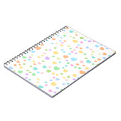 Carnet Pastel Rainbow Heart Art Motif (Côté gauche)