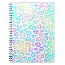 Pastel Rainbow Leopard Motif