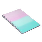 Carnet Pastel rose et turquoise (Côté Droit)