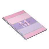 Carnet pastel rose et violet iPhone / coque ipad (Côté Droit)