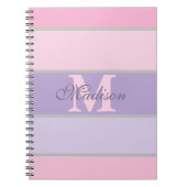 Carnet pastel rose et violet iPhone / coque ipad (Devant)