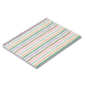 Carnet Pastel Rustic Striped (Côté gauche)
