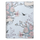 Carnet pastel shabby chic (Devant)