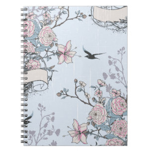 Carnet pastel shabby chic