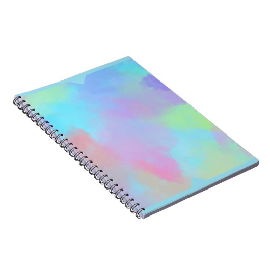 Carnet Pastel Splatter Pattern Notebook (Côté Droit)