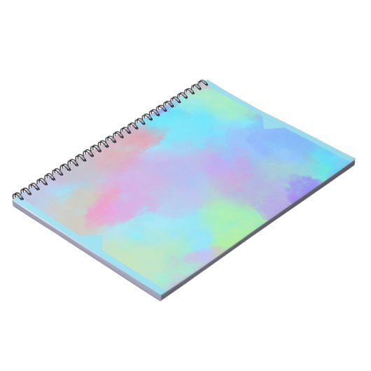 Carnet Pastel Splatter Pattern Notebook (Côté gauche)