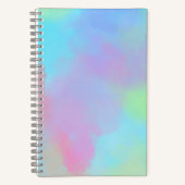 Carnet Pastel Splatter Pattern Notebook (Recto)