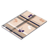 Carnet Pastel Spring Branch : À damiers Vintage Grid (Côté gauche)
