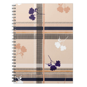 Carnet Pastel Spring Branch : À damiers Vintage Grid