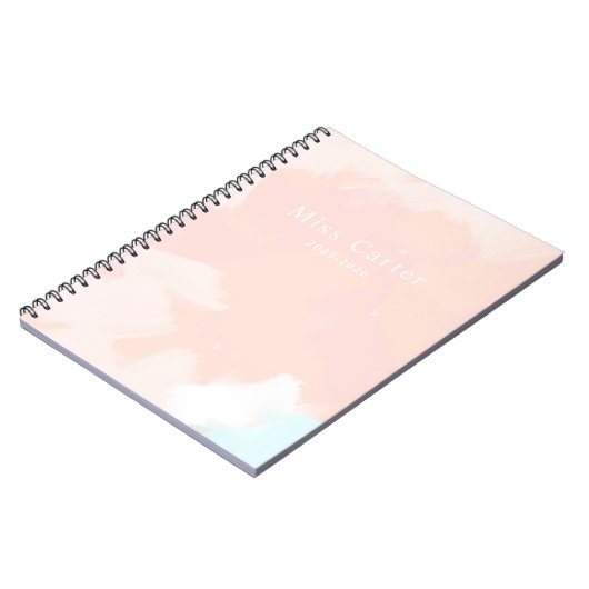 Carnet Pastel Springtime with Name and Year Details (Côté gauche)