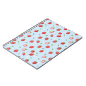 Carnet Pastel Strawberry Dreams Motif sans couture (Côté gauche)
