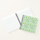 Carnet Pastel Tropical Palm Feuille (Intérieur)