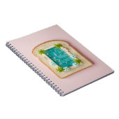 Carnet Pastel Vaporwave Pool Toast (Côté Droit)