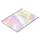 Carnet Pastel Watercolor Dreams - Personnalisé (Côté gauche)