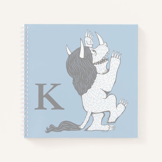 Carnet Pastel Wild Thing | Ajouter votre initiale (Devant)