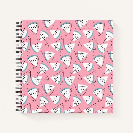 Carnet Pastèque colorée (Devant)