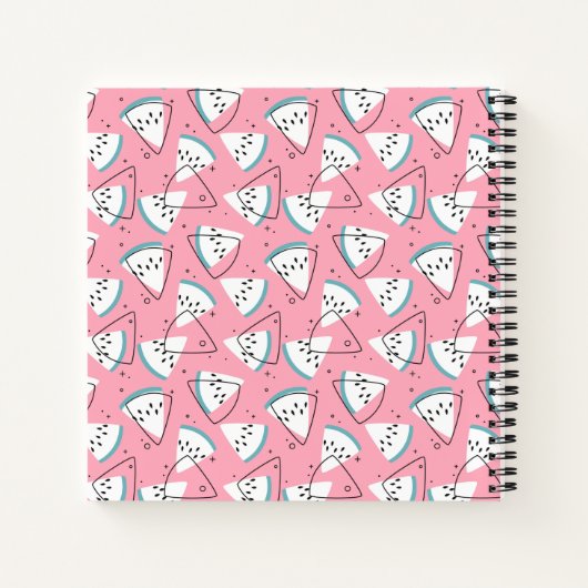 Carnet Pastèque colorée (Dos)