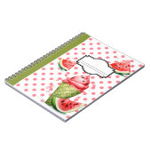 Carnet Pastèque d'eau de bouche (Côté gauche)