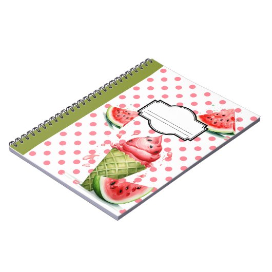 Carnet Pastèque d'eau de bouche (Côté gauche)