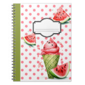 Carnet Pastèque d'eau de bouche (Devant)