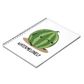 Carnet Pastèque drôle de jeu de mots sur les fruits de pa (Côté gauche)