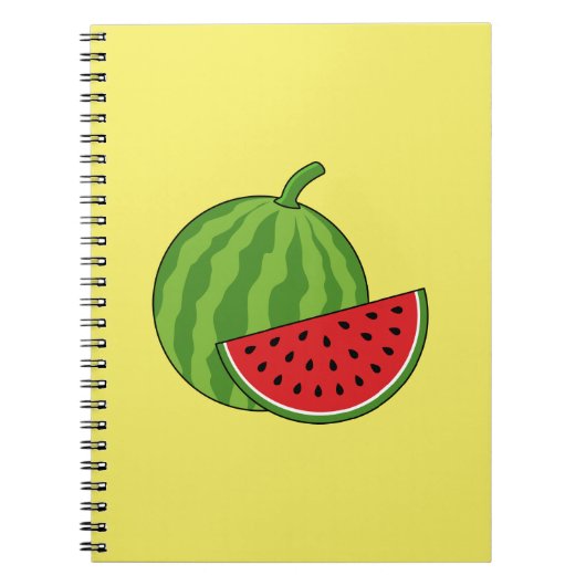 Carnet Pastèque et tranche (Devant)