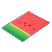 Carnet Pastèque mignonne, heureux et gai (Côté gauche)