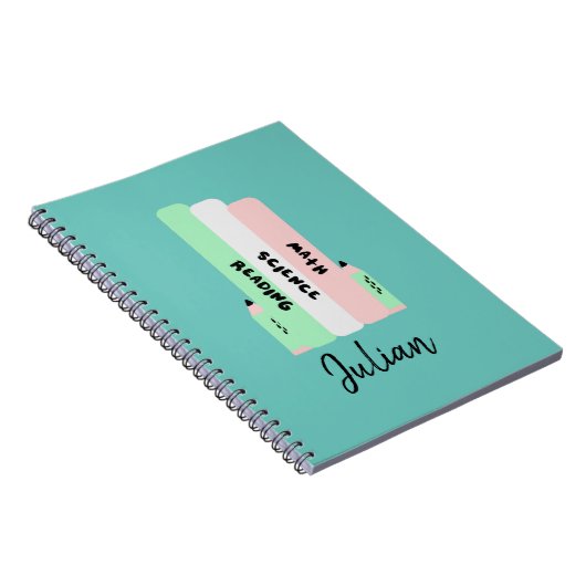 Carnet Pastèque Nom d'enfants de rentrée des classes   (Côté Droit)