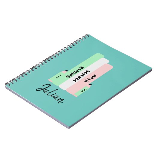 Carnet Pastèque Nom d'enfants de rentrée des classes   (Côté gauche)