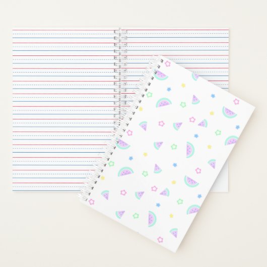 Carnet Pastèque pastel (À l'intérieur)