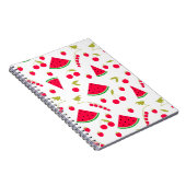 Carnet pastèque, pastèque coupée (Côté Droit)