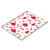 Carnet pastèque, pastèque coupée (Côté gauche)