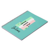 Carnet Pastèque Rentree Scolaire Enfant Nom (Côté gauche)