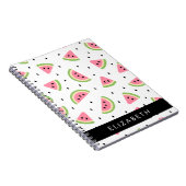 Carnet Pastèque Rose, Pâtes De Pâques, Votre Nom (Côté Droit)