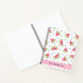 Carnet Pastèque Rose, Pâtes De Pâques, Votre Nom (Intérieur)