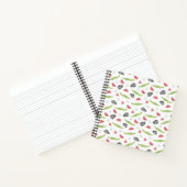 Carnet Pastèque tropicale et Motif de crocodile (Intérieur)