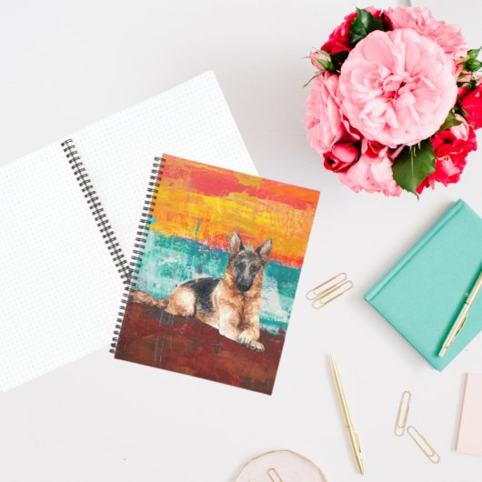 Carnet Pasteur Artistique Allemand Abstrait Painting Bull