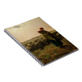 Carnet Pasteur avec son troupeau, 1863 (Côté Droit)