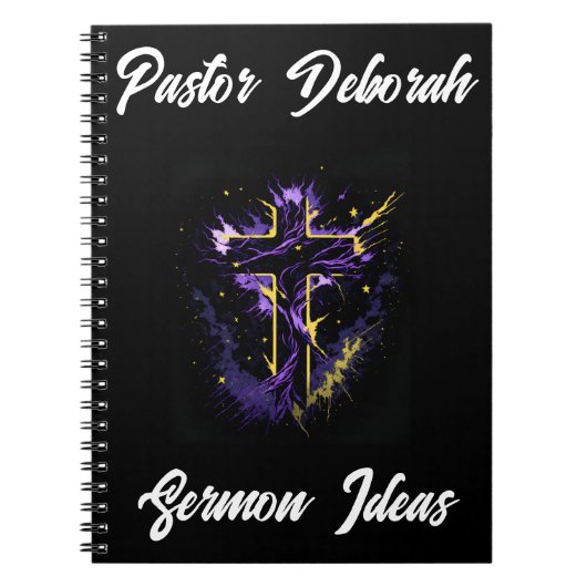 Carnet Pastor Church Leader Idée de Sermon Personnalisé (Devant)