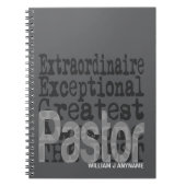 Carnet Pastor Extraordinaire CUSTOM (Devant)