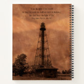 Carnet Pastor Sermons et Notes Old Lighthouse Hardcover (Dos)